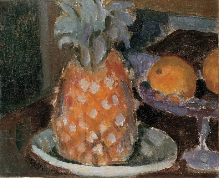 Framed Print : Fabbri Paolo Egisto, Still Life: Fruit and Pineapple, 1890 - 1900, 19th Century, oil on canvas, Italy Framed Print : Fabbri Paolo Egisto, Still Life: Fruit and Pineapple, 1890 - 1900, 19th Century, oil on canvas, Italy
