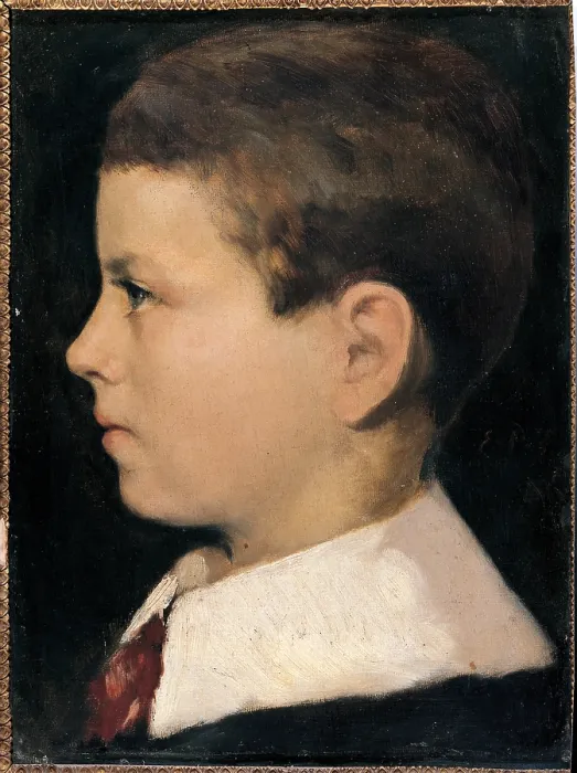 Framed Print : Fabbri Paolo Egisto, Portrait of the Artist's Brother Alessandro, 1886, 19th Century, oil on canvas, Italy Framed Print : Fabbri Paolo Egisto, Portrait of the Artist's Brother Alessandro, 1886, 19th Century, oil on canvas, Italy