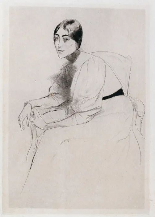 Framed Print : Fabbri Paolo Egisto, Portrait of Stephanie, 1910, 20th Century, oil on canvas, Italy, Private collection (390618) Everett CollectionMondadori Portfolio**US SALES ONLY**