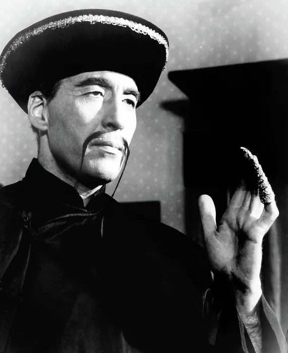 Framed Print : THE FACE OF FU MANCHU, Christopher Lee, 1965