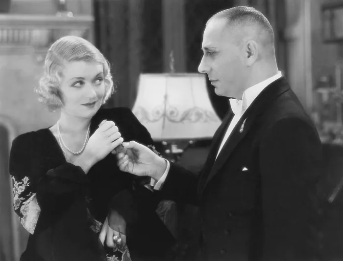 Framed Print : THREE FACES EAST, from left: Constance Bennett, Erich von Stroheim, 1930 Framed Print : THREE FACES EAST, from left: Constance Bennett, Erich von Stroheim, 1930