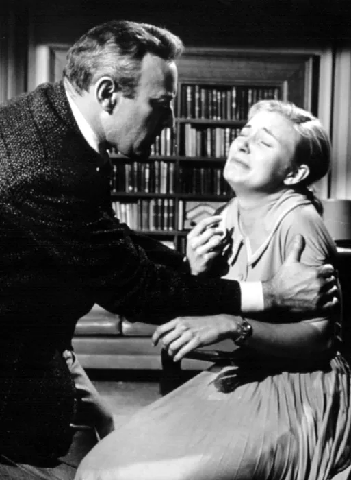 Framed Print : THE THREE FACES OF EVE, Lee J. Cobb, Joanne Woodward, 1957, TM and Copyright (c)20th Century Fox Film Corp. All rights reserved