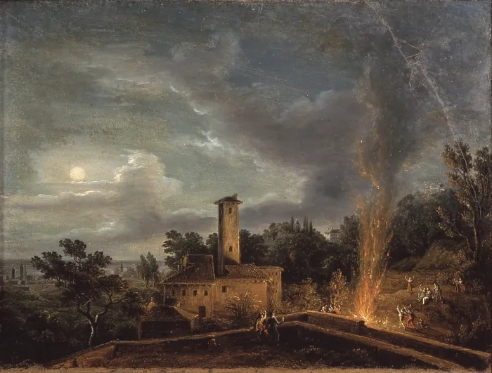 Framed Print : The Factory of Sulfuric Acid, by Antonio Basoli, 19th Century, oil on canvas - Italy, Emilia-Romagna, Bologna, Cassa di Risparmio. Whole artwork view Framed Print : The Factory of Sulfuric Acid, by Antonio Basoli, 19th Century, oil on canvas - Italy, Emilia-Romagna, Bologna, Cassa di Risparmio. Whole artwork view