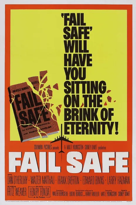 Framed Print : FAIL-SAFE, (aka FAIL SAFE), US poster art, 1964 Framed Print : FAIL-SAFE, (aka FAIL SAFE), US poster art, 1964
