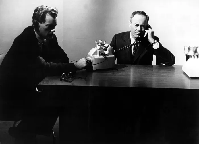 Framed Print : FAIL-SAFE, Larry Hagman, Henry Fonda, 1964