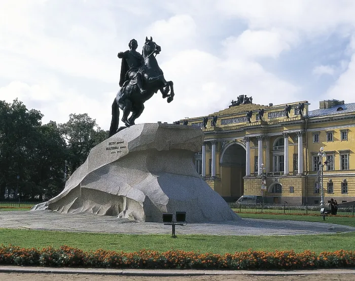 Framed Print : Falconet, Etienne-Maurice (1716-1791). Monument to Peter the Great. 1776-1777. RUSSIA. Saint Petersburg. Rococo. Sculpture on bronze. AISA / Everett Collection**US SALES ONLY**