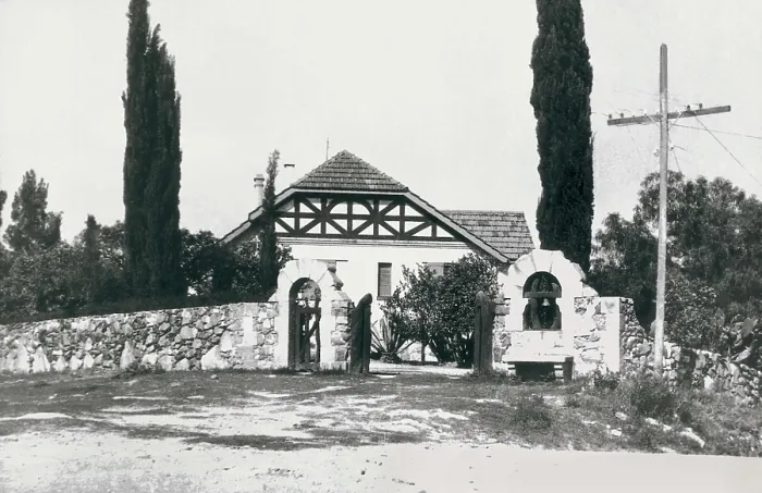Framed Print : FALLA, Manuel de (1876-1946). Los Espinillos Chalet (Alta Gracia, Argentina), where Falla died. SPAIN. Granada. Manuel de Falla Archive. AISA / Everett Collection**US SALES ONLY**