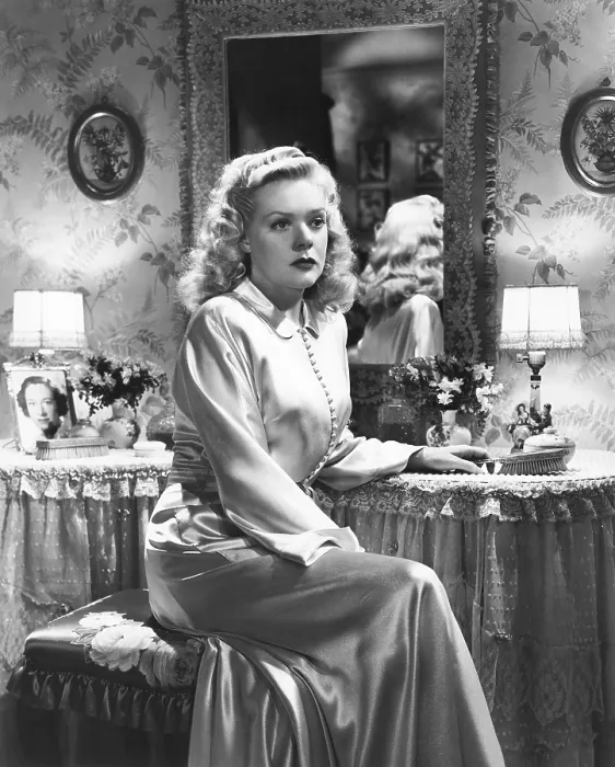 Framed Print : FALLEN ANGEL, Anne Revere (in photograph on table), Alice Faye, 1945, TM & Copyright 20th Century Fox Film Corp. / courtesy Everett Collection