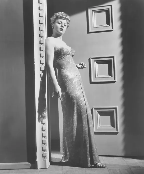 Framed Print : TAKE ONE FALSE STEP, Shelley Winters, 1949