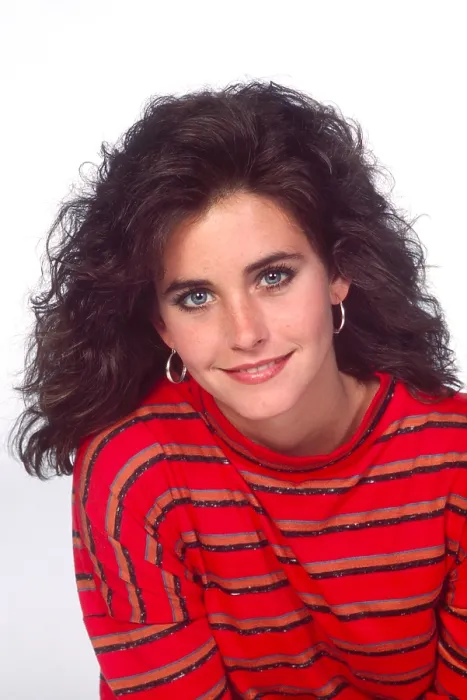 Framed Print : FAMILY TIES, Courteney Cox, (Season 5, 1987), 1982-89 Framed Print : FAMILY TIES, Courteney Cox, (Season 5, 1987), 1982-89