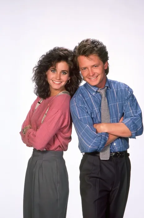 Framed Print : FAMILY TIES, Courteney Cox, (Season 5, 1987), 1982-89