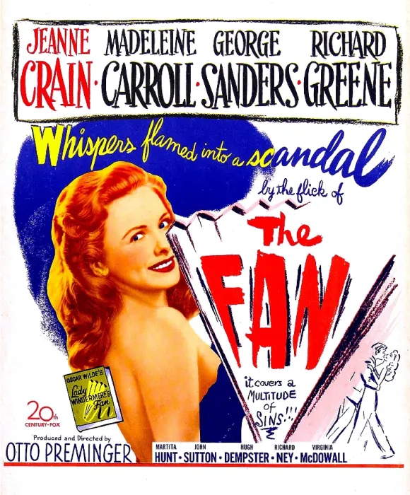 Framed Print : THE FAN, US poster, Jeanne Crain, 1949. TM & Copyright 20th Century Fox Film Corp. / courtesy Everett Collection