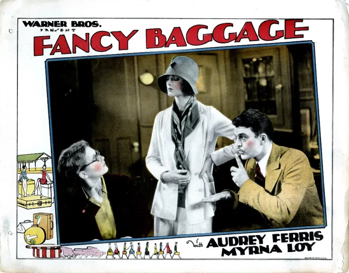 Framed Print : FANCY BAGGAGE, from left, Audrey Ferris, Myrna Loy, Hallam Cooley, 1929 Framed Print : FANCY BAGGAGE, from left, Audrey Ferris, Myrna Loy, Hallam Cooley, 1929
