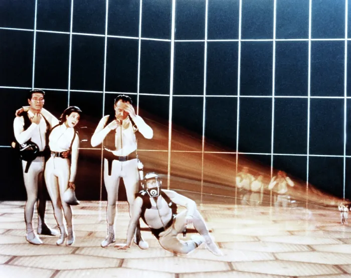 Framed Print : FANTASTIC VOYAGE, from left: Stephen Boyd, Raquel Welch, Arthur Kennedy, Donald Pleasence, 1966. TM & Copyright 20th Century Fox Film Corp. All rights reserved