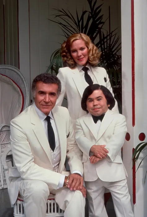 Framed Print : FANTASY ISLAND, Ricardo Montalban, Wendy Schaal, Herve Villechaize, 1978-1984