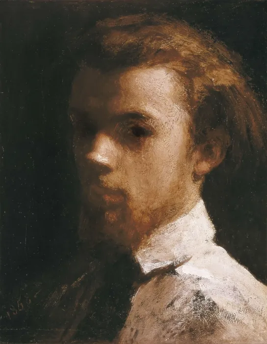 Framed Print : FANTIN-LATOUR, Henri-Thodore (1836-1904). Self-portrait. 1858. Romanticism. Tempera on wood. UNITED STATES OF AMERICA. Washington. National Gallery of Art Framed Print : FANTIN-LATOUR, Henri-Thodore (1836-1904). Self-portrait. 1858. Romanticism. Tempera on wood. UNITED STATES OF AMERICA. Washington. National Gallery of Art
