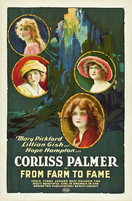 Framed Print : FROM FARM TO FAME, Mary Pickford, Lillian Gish, Hope Hampton, Corliss Palmer, 1918 Framed Print : FROM FARM TO FAME, Mary Pickford, Lillian Gish, Hope Hampton, Corliss Palmer, 1918