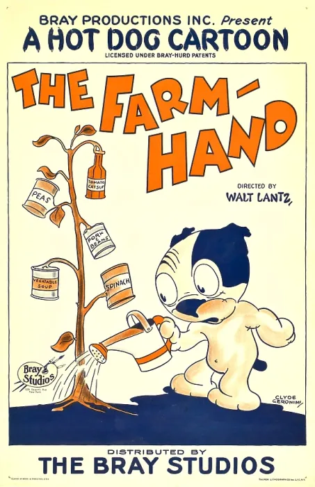 Framed Print : THE FARM HAND, (aka THE FARMHAND'), cartoon poster art, 1927 Framed Print : THE FARM HAND, (aka THE FARMHAND'), cartoon poster art, 1927