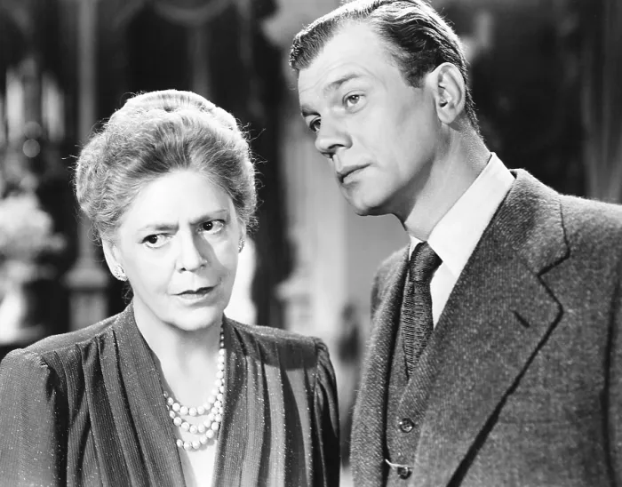 Framed Print : THE FARMER'S DAUGHTER, from left, Ethel Barrymore, Joseph Cotten, 1947