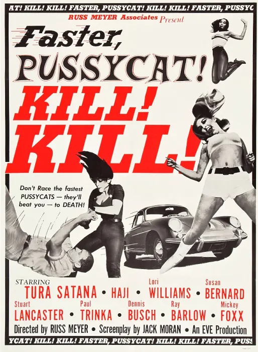 Framed Print : FASTER, PUSSYCAT! KILL! KILL!, Paul Trinka, Tura Satana, Lori Williams, Haji (top right), 1965
