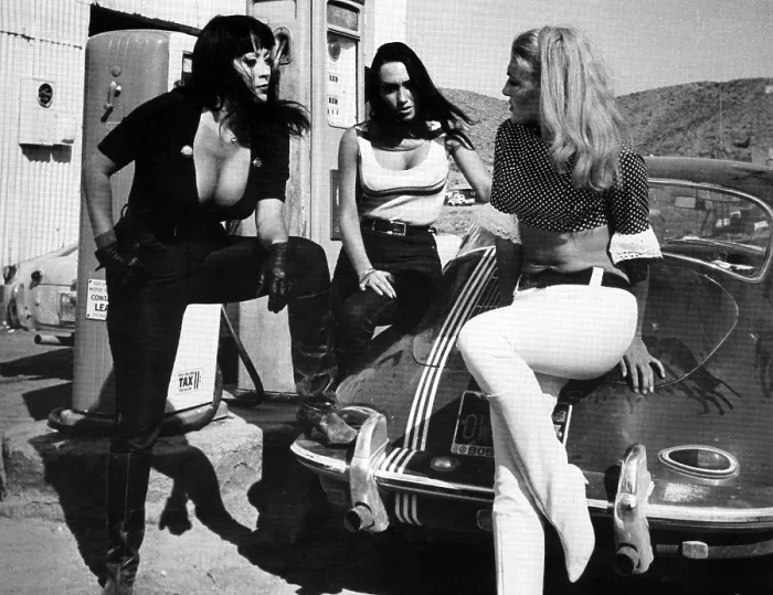 Framed Print : FASTER, PUSSYCAT! KILL! KILL!, Tura Satana, Haji, Lori Williams, 1965
