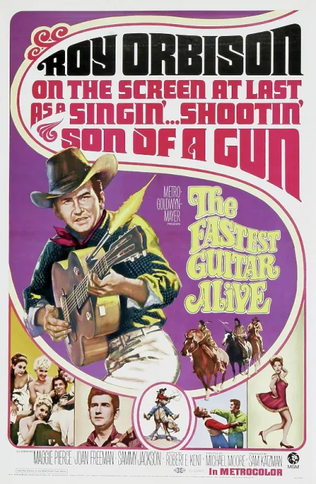 Framed Print : THE FASTEST GUITAR ALIVE, US poster art, Roy Orbison, 1967 Framed Print : THE FASTEST GUITAR ALIVE, US poster art, Roy Orbison, 1967