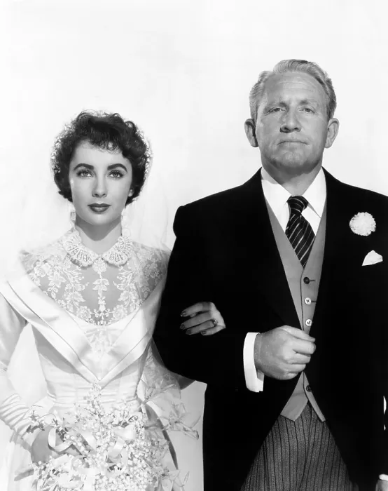 Framed Print : FATHER OF THE BRIDE, Elizabeth Taylor, Spencer Tracy, 1950