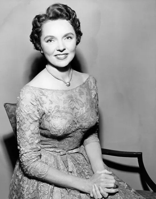 Framed Print : FATHER KNOWS BEST, Jane Wyatt, Man About Town, aired October 3, 1956