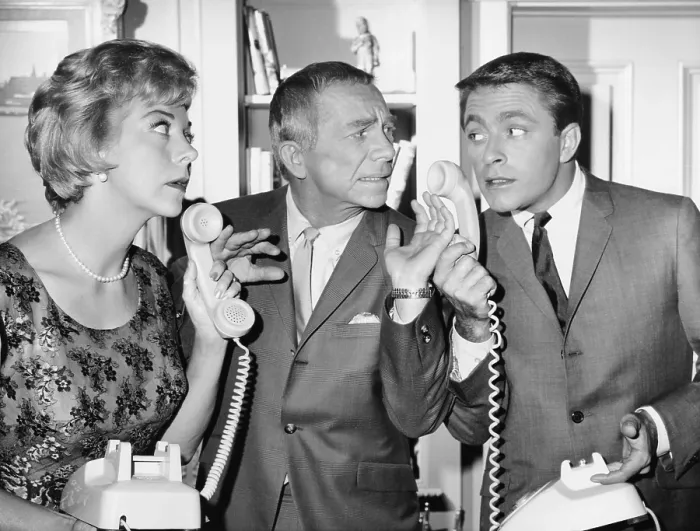Framed Print : MY FAVORITE MARTIAN, Pamela Britton, Ray Walston, Bill Bixby, Dial M for Martin, (Season 2, aired October 25, 1964), 1963-66 Framed Print : MY FAVORITE MARTIAN, Pamela Britton, Ray Walston, Bill Bixby, Dial M for Martin, (Season 2, aired October 25, 1964), 1963-66