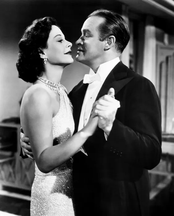 Framed Print : MY FAVORITE SPY, from left, Hedy Lamarr, Bob Hope, 1951