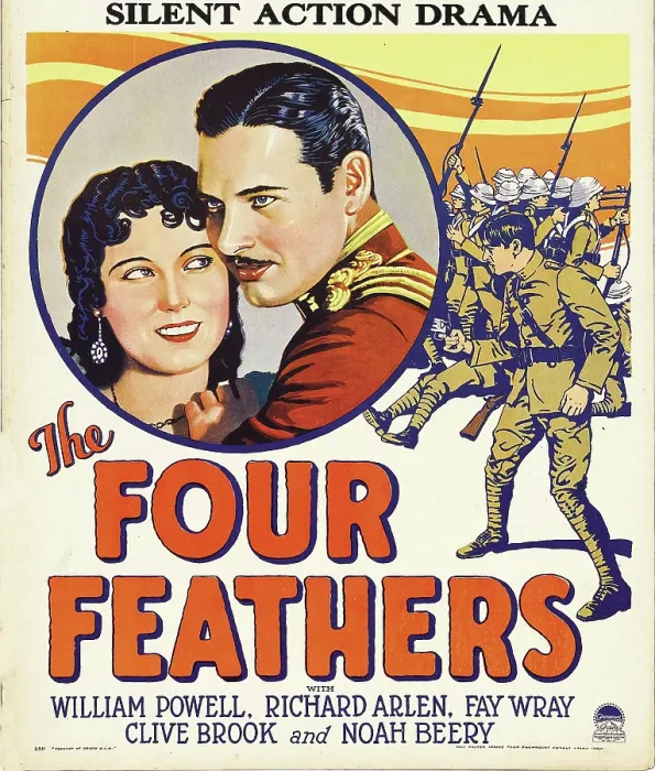 Framed Print : THE FOUR FEATHERS, US poster art, from left: Fay Wray, Richard Arlen, 1929