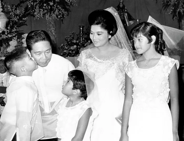 Framed Print : Ferdinand Marcos (second from left), 10th President of the Philippines, and family: Ferdinand Marcos Jr Framed Print : Ferdinand Marcos (second from left), 10th President of the Philippines, and family: Ferdinand Marcos Jr