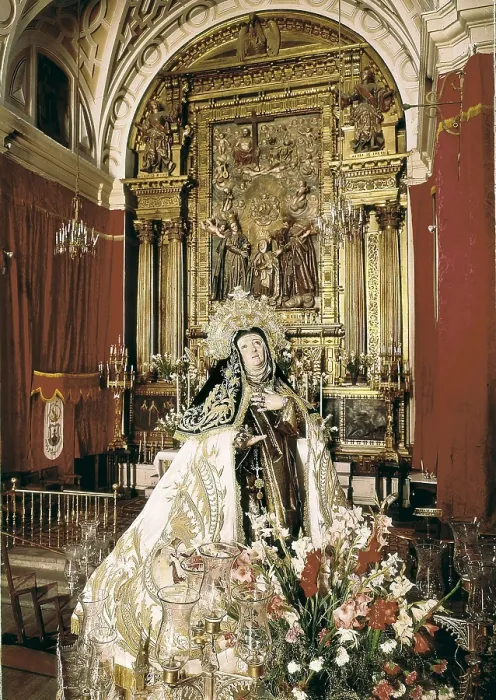 Framed Print : FERNANDEZ, Gregorio (1576-1636). Saint Teresa de Jesus. 17th c. SPAIN. Avila. Convent of Saint Teresa. Polychrome wood. Castilian School. Baroque art. Sculpture on wood Framed Print : FERNANDEZ, Gregorio (1576-1636). Saint Teresa de Jesus. 17th c. SPAIN. Avila. Convent of Saint Teresa. Polychrome wood. Castilian School. Baroque art. Sculpture on wood
