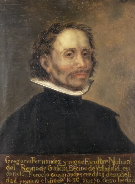 Framed Print : FERNANDEZ, Gregorio (1576-1636). Spanish sculptor, one of the most important artists of the Spanish Baroque. Oil on canvas. SPAIN. Pontevedra. Pontevedra Museum. - J