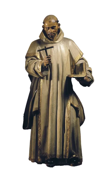 Framed Print : FERNANDEZ, Gregorio (1576-1636). Saint Bruno. 1634. Baroque art. Sculpture on wood. SPAIN. Valladolid. National Museum of Sculpture. - P Framed Print : FERNANDEZ, Gregorio (1576-1636). Saint Bruno. 1634. Baroque art. Sculpture on wood. SPAIN. Valladolid. National Museum of Sculpture. - P