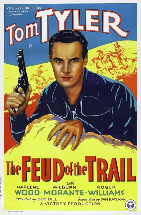 Framed Print : THE FEUD OF THE TRAIL, US poster, Tom Tyler, 1937