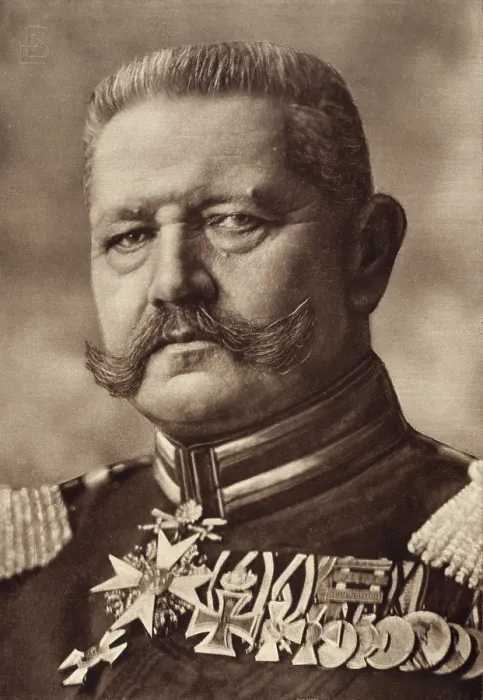 Framed Print : Field Marshall Paul von Hindenburg, Commander-in-Chief of the German armies from 1916-1918
