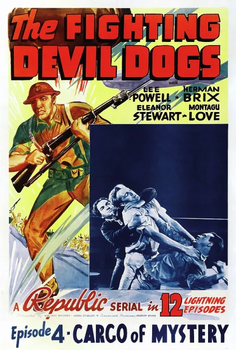 Framed Print : THE FIGHTING DEVIL DOGS, US poster, 1938