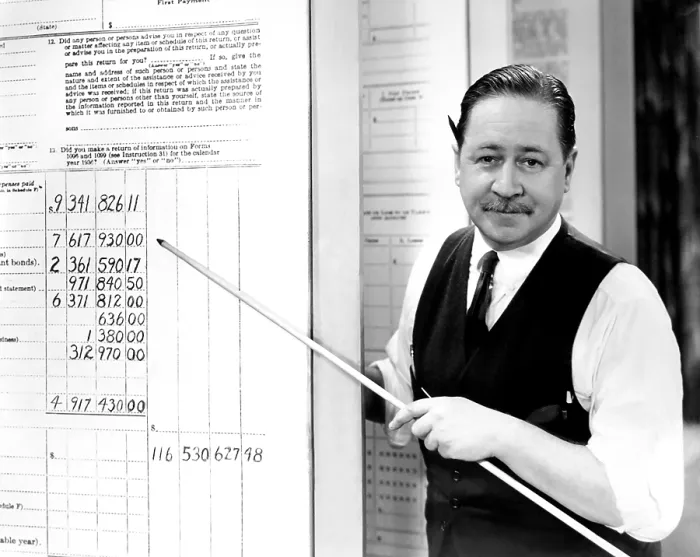 Framed Print : HOW TO FIGURE INCOME TAX, Robert Benchley, 1938