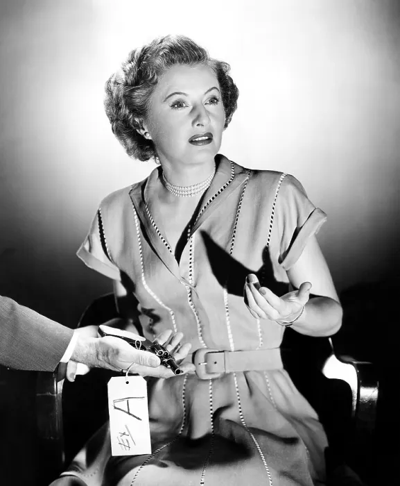 Framed Print : THE FILE ON THELMA JORDON, Barbara Stanwyck, 1950