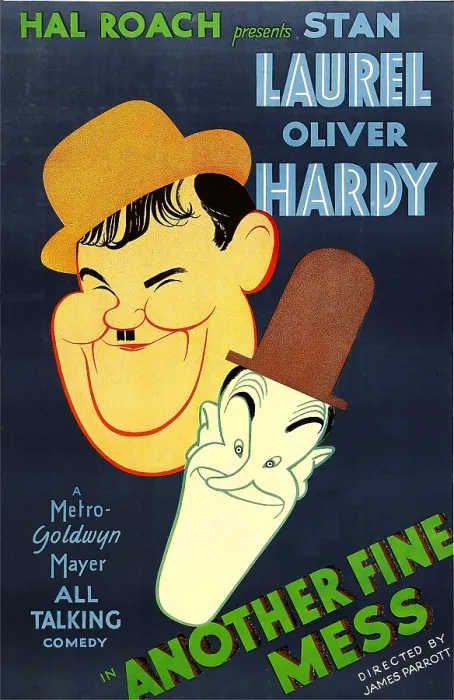 Framed Print : ANOTHER FINE MESS, from left: Oliver Hardy, Stan Laurel, 1930