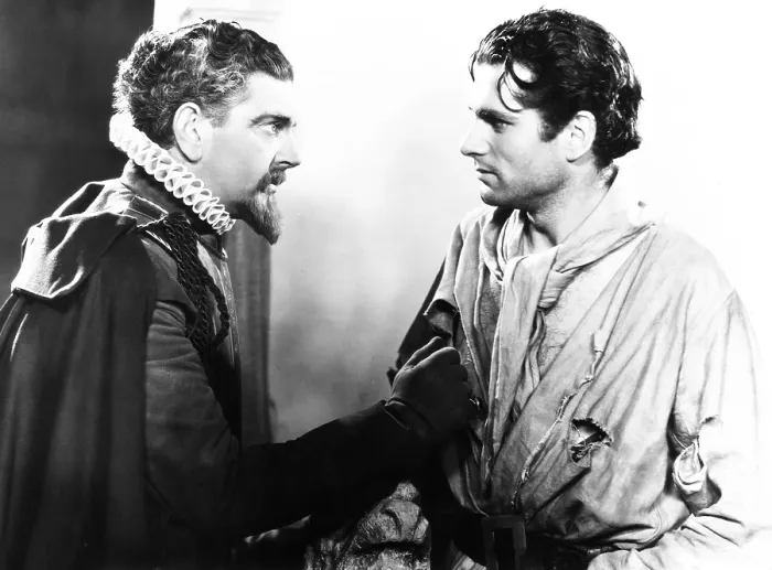 Framed Print : FIRE OVER ENGLAND, from left: Leslie Banks, Laurence Olivier, 1937
