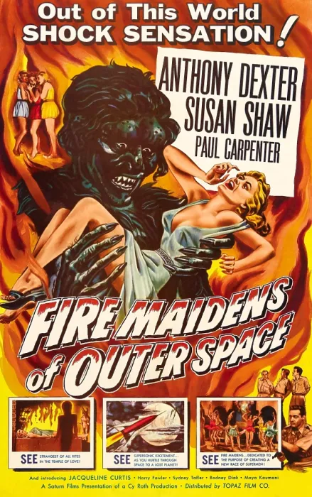 Framed Print : FIRE MAIDENS OF OUTER SPACE, 1956