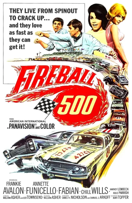 Framed Print : FIREBALL 500, from left: Frankie Avalon, Fabian, Annette Funicello, Julie Parrish, 1966 Framed Print : FIREBALL 500, from left: Frankie Avalon, Fabian, Annette Funicello, Julie Parrish, 1966