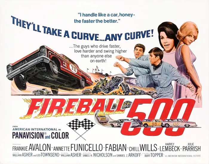 Framed Print : FIREBALL 500, rear from left: Frankie Avalon, Annette Funicello, Julie Parrish, Fabian (front), 1966 Framed Print : FIREBALL 500, rear from left: Frankie Avalon, Annette Funicello, Julie Parrish, Fabian (front), 1966