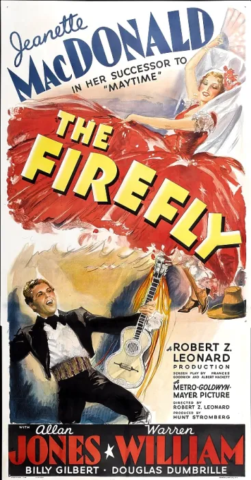 Framed Print : THE FIREFLY, top right: Jeanette MacDonald, bottom left: Allan Jones, 1937 Framed Print : THE FIREFLY, top right: Jeanette MacDonald, bottom left: Allan Jones, 1937