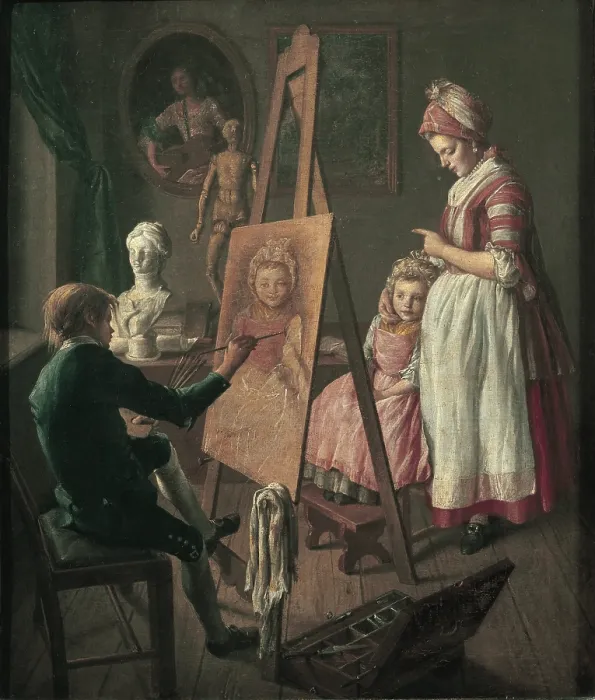 Framed Print : FIRSOV, Ivan Ivanovich (1733-1785). A Young Painter. ca. 1760. Baroque art. Oil on canvas. RUSSIA. Moscow. Tretyakov Gallery Framed Print : FIRSOV, Ivan Ivanovich (1733-1785). A Young Painter. ca. 1760. Baroque art. Oil on canvas. RUSSIA. Moscow. Tretyakov Gallery