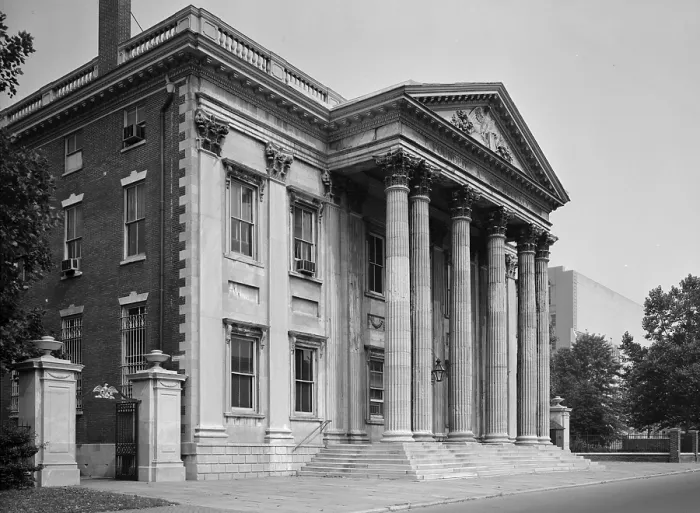 Framed Print : First Bank of the United States, Philadelphia, Pennsylvania