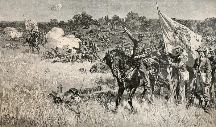 Framed Print : First Battle of Bull Run, (First Manassas), July 21, 1861. Gen