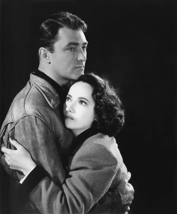 Framed Print : FIRST COMES COURAGE, from left: Brian Aherne, Merle Oberon, 1943 Framed Print : FIRST COMES COURAGE, from left: Brian Aherne, Merle Oberon, 1943